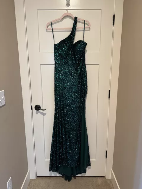 Ladivine C140 Emerald Gown New With Tags