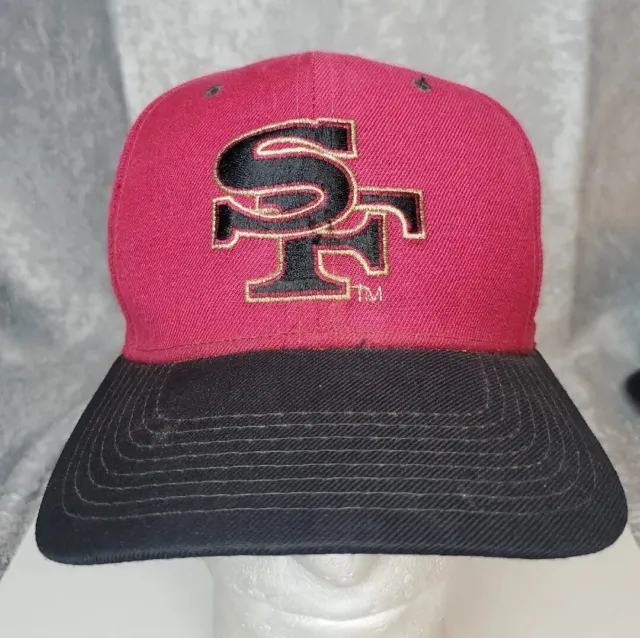 VTG 90s San Francisco 49ers New Era Pro Model Snapback Hat Cap NFL Korea Made