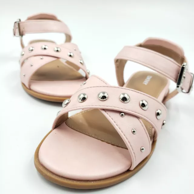 DKNY Little Girls Roary Stud Sandal PINK Size 2 2