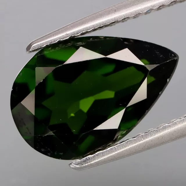 3.33Ct.Best Color&Full Fire! Natural Russian Super Green Chrome Diopside