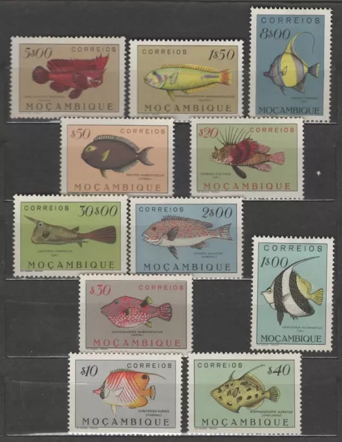 Mozambique 1951, Fishs,  Mlh.