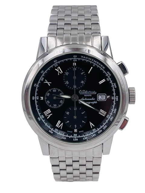 Montre Altanus Chrono Automatique - Mouvement Valjoux 7750 - Couronne à Vis - Occasion