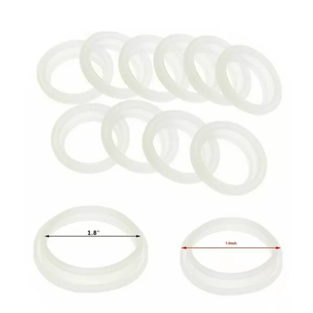 10 Silicone Vacuum Bottle Gaskets Seals O-Rings Thermal Flask Mug Washer  Replace