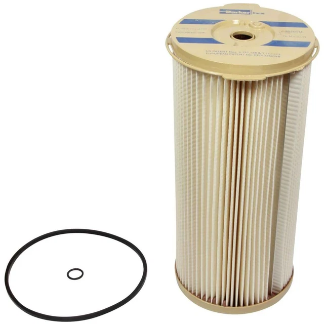 PARKER RACOR 2020V10 Fuel Filter Element with Seal-10 Micron│Racor 1000 ...