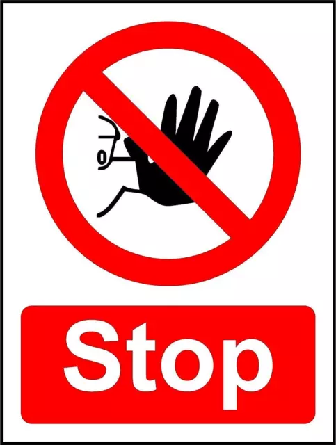 Stop Safety Sign