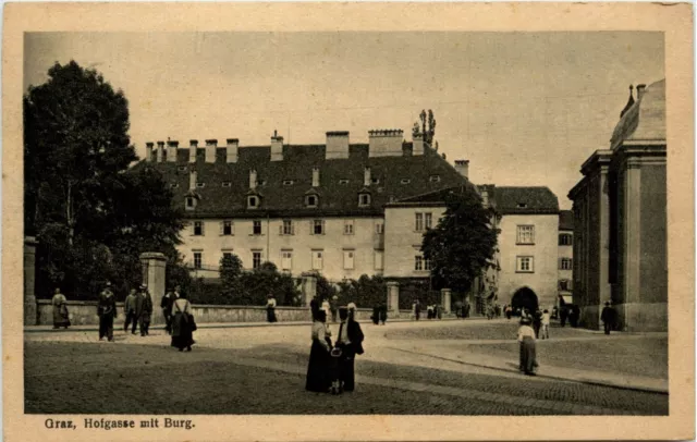Graz/Steiermark - Hofgasse mit Burg -304602