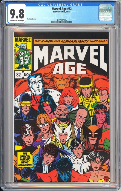 Marvel Age 32 CGC 9.8 1985 OWW 4172832006 1st Thundercats Lion-O Key Scarce