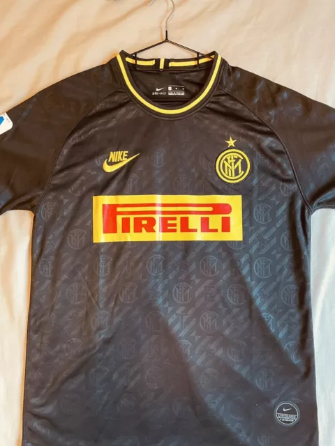 2019/2020 INTER NIKE TERZA MAGLIA GARA  PIRELLI CALCIO Taglia M LUKAKU