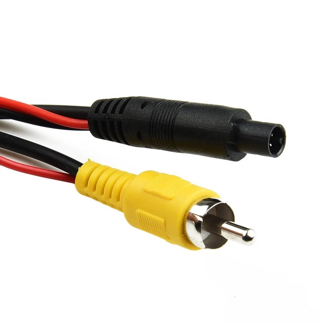 Monitor LCD Podofo da 7 pollici per retromarcia auto con connettore a 4 pin, telecamera di retromarcia per camper, roulotte e rimorchi