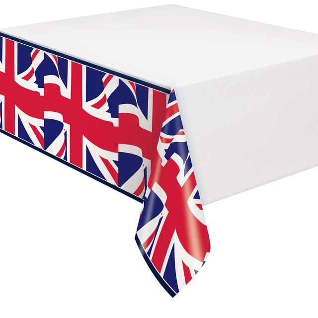 Union Jack Plastic Tablecover
