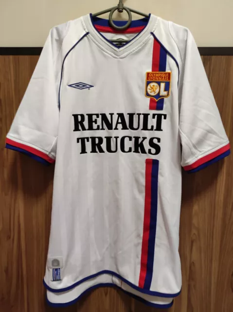 Kinder Olympique Lyonnais Lyon 2003-2004 Heimfussball Shirt Trikot