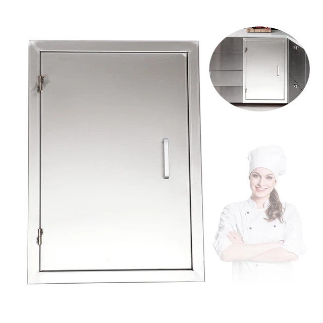 for BBQ Grills Outdoor Kitchen Cabinet Single Door Stainless Steel Access Drawer