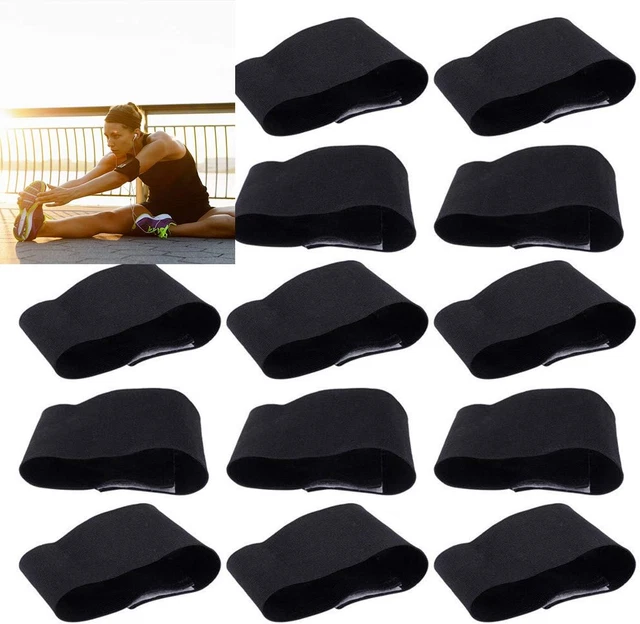 15Pcs Armband Black Elastic Arm Band Respect Funeral Mourning Sport Team