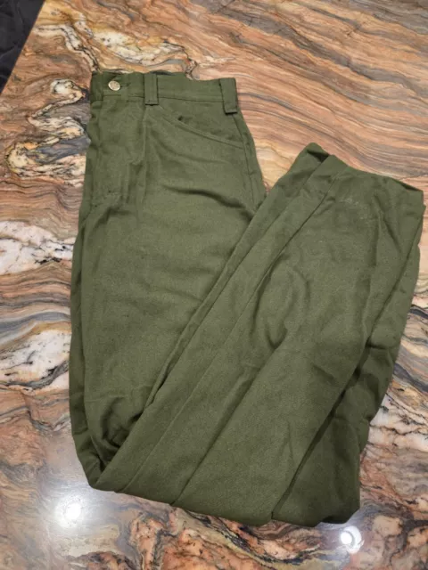 VTG MFG Green FSS Forest Service Aramid Flame Fire Resistant Pants 32 x 34