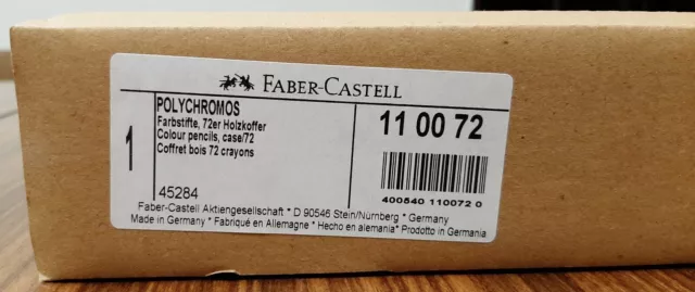 FABER-CASTELL 110072 - NEU - Polychromos Stifte 72er Holzkoffer 3