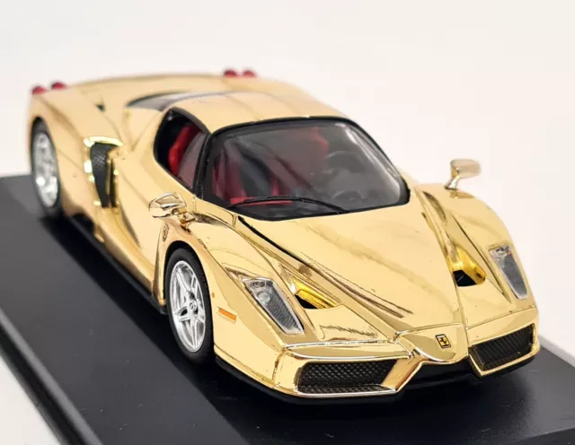 Ixo 1/43 Ferrari Enzo 2002 Gold Plated Ltd Edition 526/999 Pcs Diecast Model Car