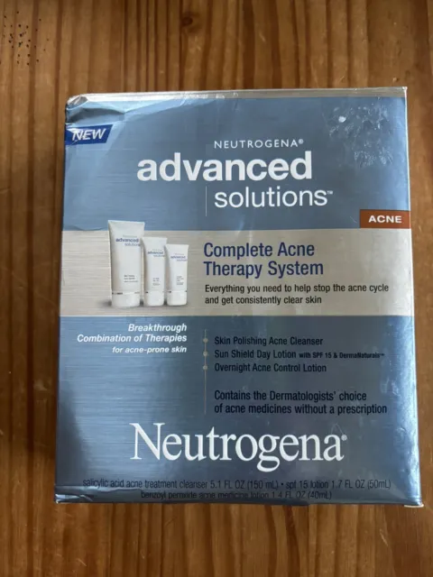 Neutrogena Advanced Solutions Complete Acne Therapy System Set Trio Discontinued