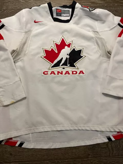 2014-16 Nike World JR Team Canada IIHF Semi Pro WHITE Hockey