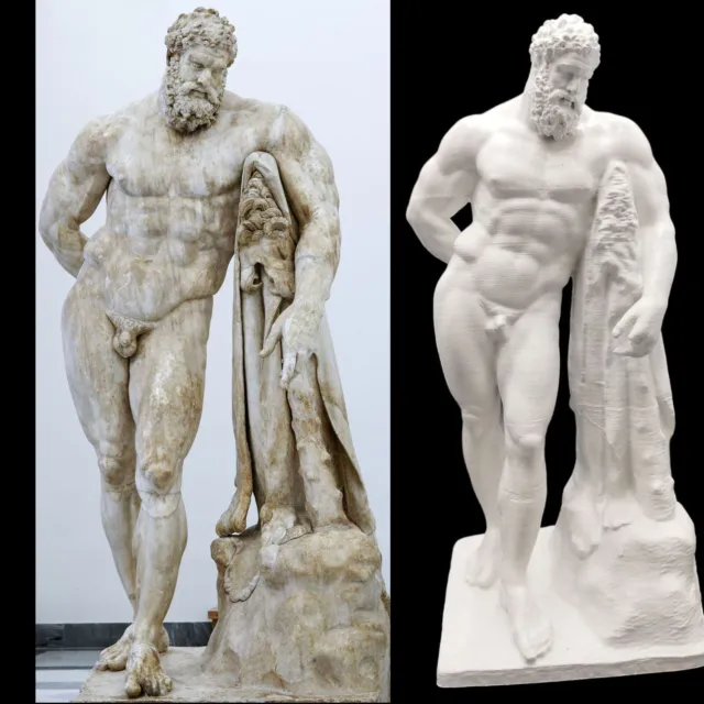 Hercules sculpture, statue ''15/37cm Big size desk gadget