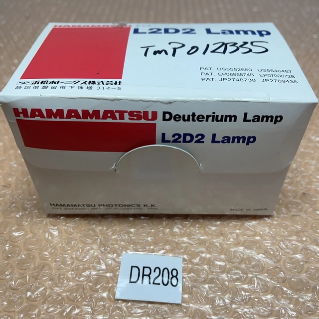 NEW FACTORY PACKAGING- Hamamatsu L2D2 Type L6637 Deuterium Lamp Bulb + Warranty!