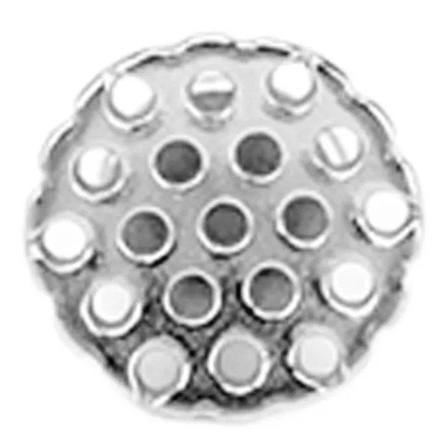 10pcs Hollow Lingual Button Edelstahl Dental Orthodontic Lingual SGH