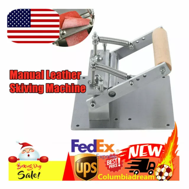 ANTIQUE AMERICAN ST LOUIS leather cutter skiver slicer splitter MACHINE  Model A