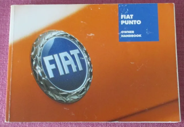Fiat Punto (2003 - 2006) Handbook - Owners Manual Includes Sporting & Hgt