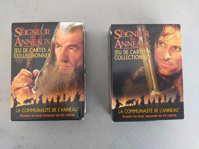Jeu de cartes à collectionner Seigneur des Anneaux : Paquets de  base x2