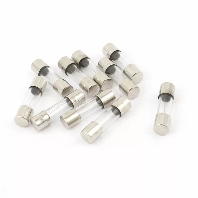 10 pièces 250V 1.6A Coupure Action Rapide Fusibles Verre Tubes 5mm x 20mm
