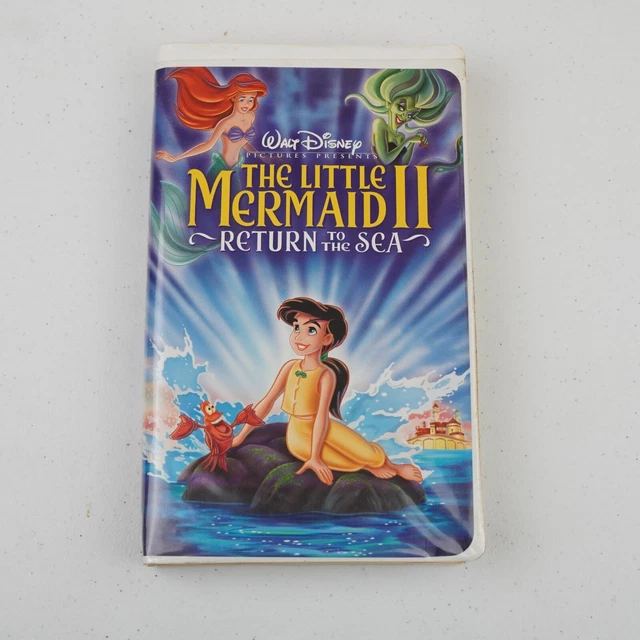 VINTAGE DISNEY CLAMSHELL VHS Video Tape The Little Mermaid 2 Return to ...