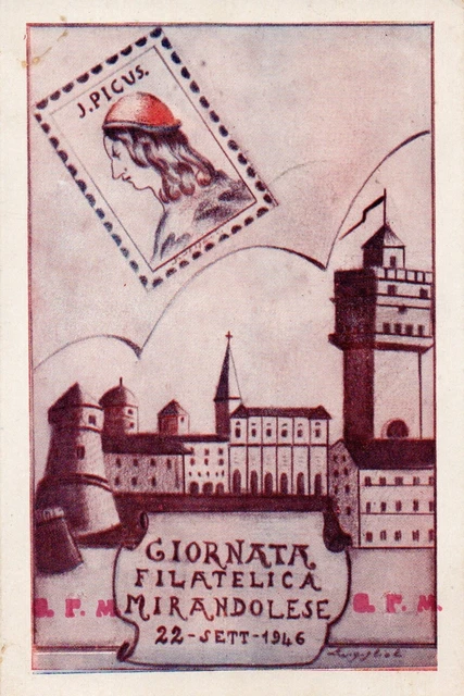 Mirandola - Modena - 1946 Giornata Filatelica