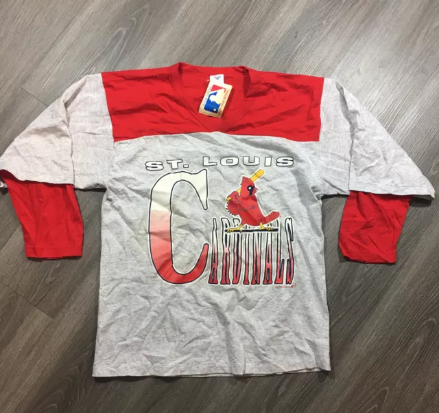 Vintage St. Louis Cardinals longsleeve V-neck NWT.  1990’s Large