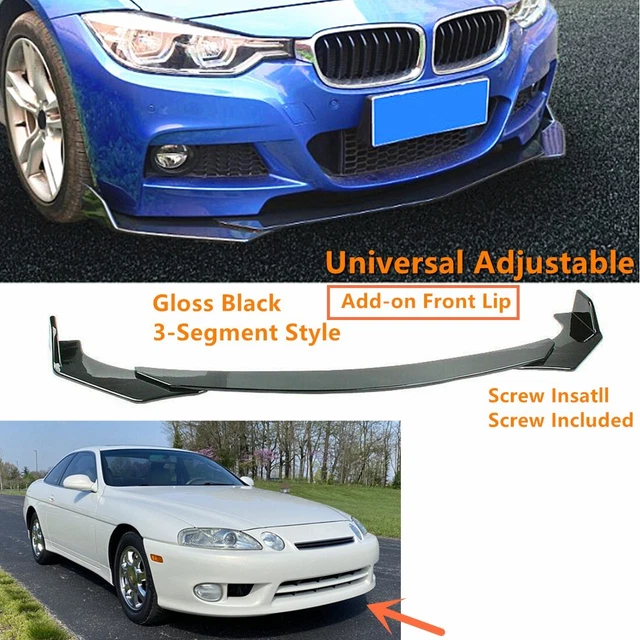 Add-on Universal For Lexus SC400 SC300 92-2000 Front Bumper Lip Splitter Spoiler