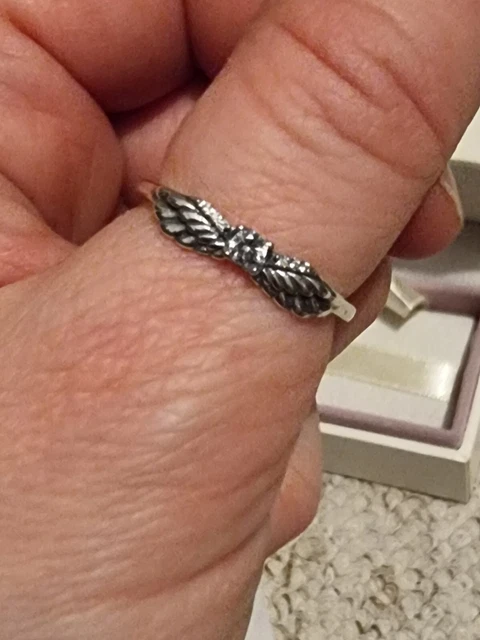 PANDORA ANGEL CHURUB Love Ring S925 ALE Sterling Silver Size R