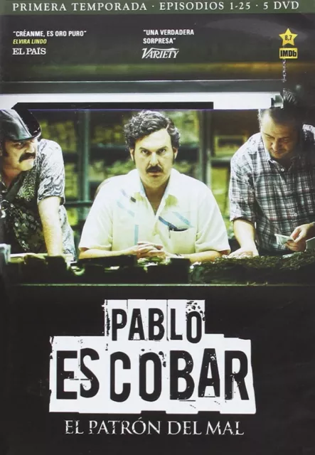 Pablo Escobar El Patron Del Mal - 1¬™ Temporada - **Dvd R2** Andres Parra
