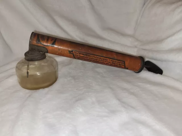 VINTAGE SPRA-WELL BUG SPRAYER/ SPRA-WELL INC MONTCLAIR NJ 1950's SPRAY