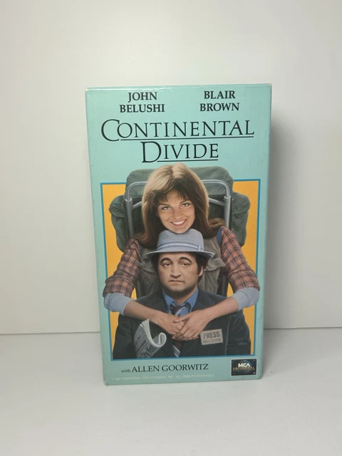 NEW CONTINENTAL DIVIDE (VHS, 1981) John Belushi, Goorwitz,Blair Brown ...