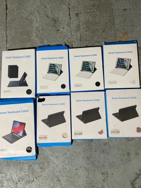 JOBLOT 8Pcs Mixed Tablet Cases Apple and Samsung Brand New Untested Mixed