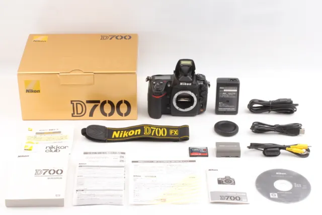 [Near MINT] NIKON D700 12.1MP Digital SLR Camera Black Body DHL From JAPAN