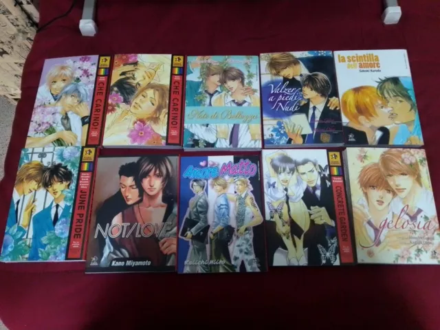 Grande lotto di manga yaoi! Kappa Edizioni, 801, Flashbook e altro! Leggi bene!!