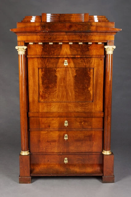 L-112 Biedermeier Colonne Segretario Um 1830