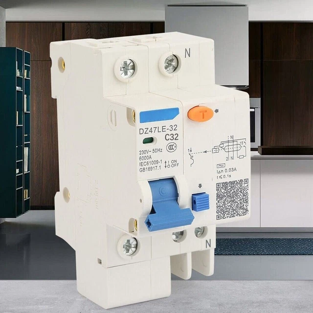 DZ47LE 32 1P+N Earth Leakage Safety Circuit Breaker for Home Protection