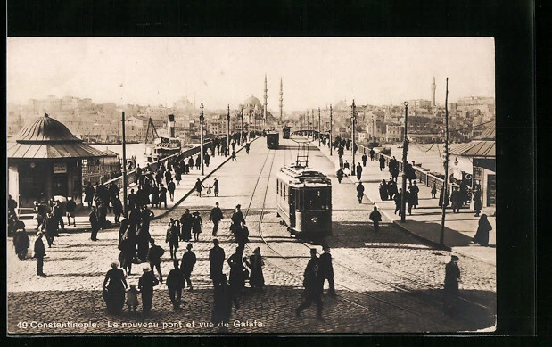 Carte Postale Ancienne CPA – Constantinople, Pont De Galata – Turquie (Non Voyagée)