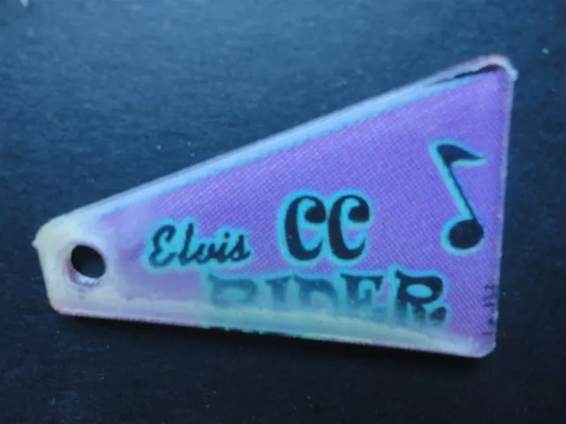 Elvis Pinball Machine Plastic CC Rider Key Chain