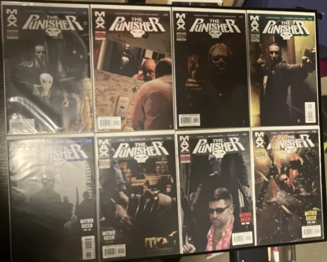 The Punisher # 9, 10, 11, 12, 13, 14, 15 and 16 Max Comics VF - NM 2005