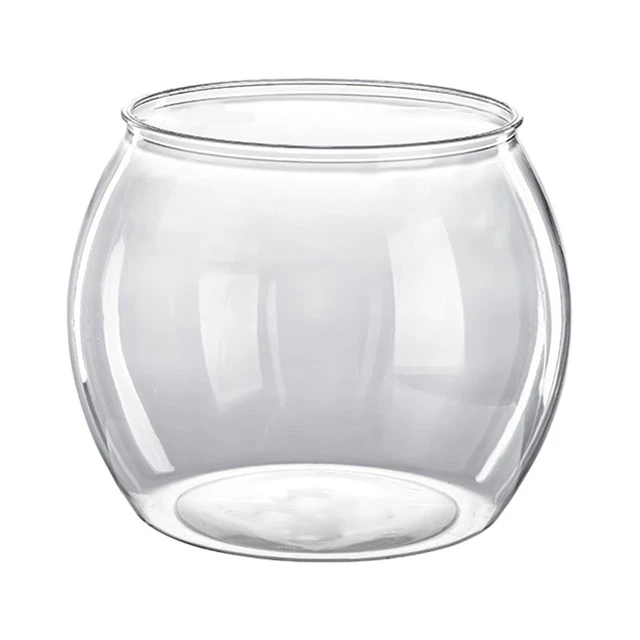 Fish Tank Bowl Small Clear Round Fish Bowl For Tabletop Mini Aquarium For Home