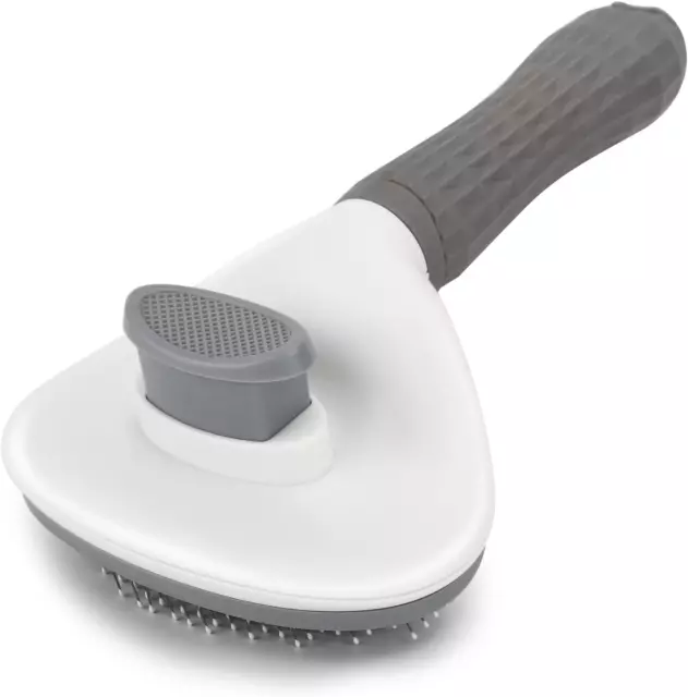 Self Cleaning Slicker Brush, Dog Cat Bunny Pet Grooming Shedding Brush