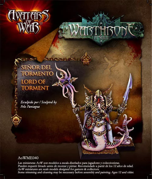 Avatars of War Chaos Sorcerer Lord aow40 Fantasy 28mm Chaos Darmons