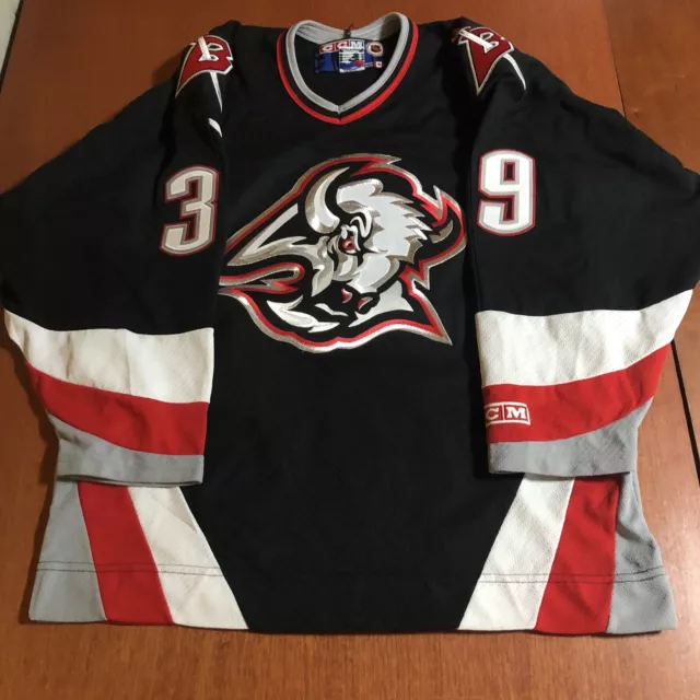 Rare Vintage Koho NHL Buffalo Sabres Adam Mair Goat Head Hockey Jersey