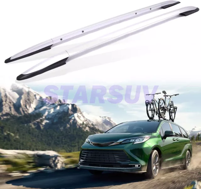 ROOF SIDE RAILS for Toyota Sienna 20212024 Luggage Rooftop Accessories